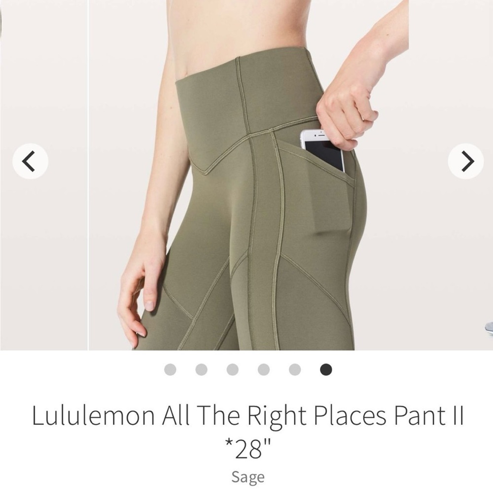 Lululemon all the right places leggings